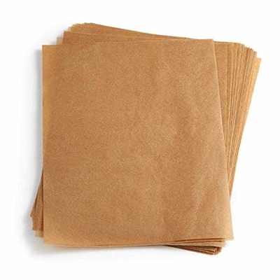 Flexo Printing Brown Food Safe Wax Paper For Burger Packaging