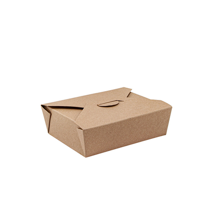 Disposable Microwave Safe Food Container Paper Box Oilproof Non Smell