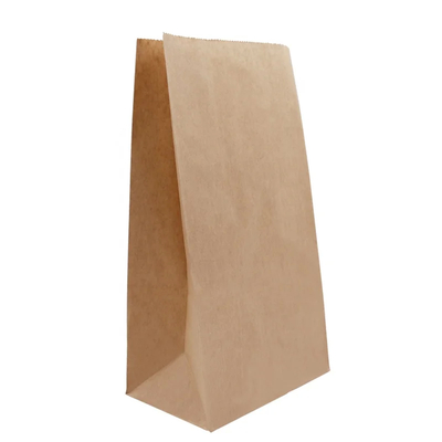 Fast Food Custom Paper Bag Printing with Uncoated Lined Interior Material